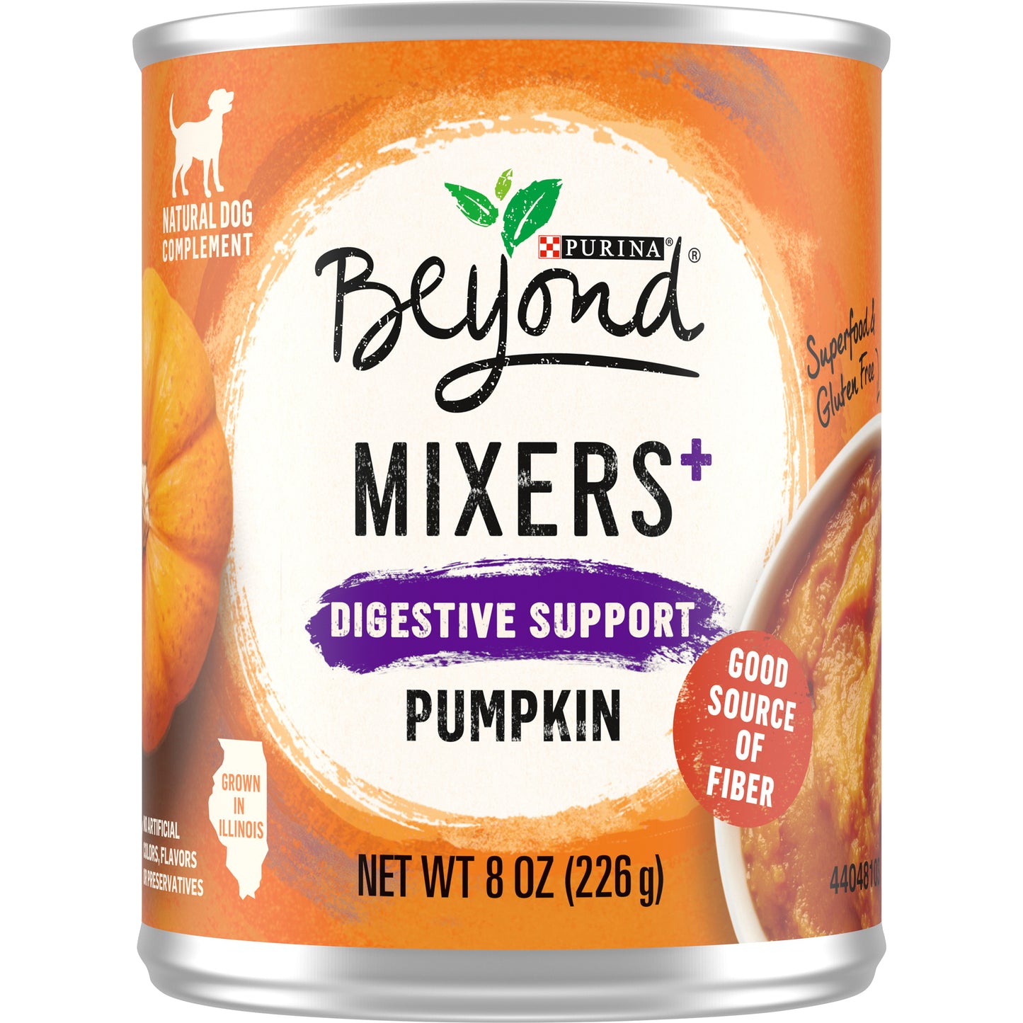 (12 Pack) Purina Beyond Natural, Grain Free, Limited Ingredient Dog Food Complement, Mixers+ Digestive Support Pumpkin, 8 oz. Cans