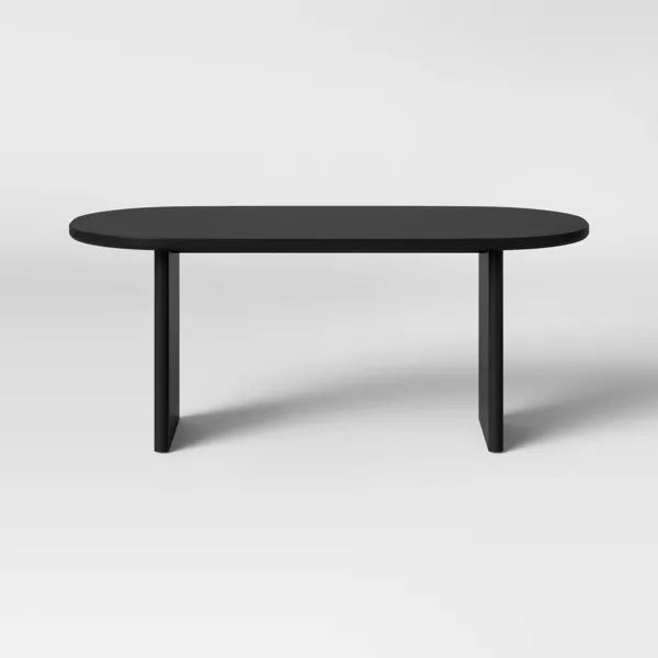 Threshold Catlett Oval Table | Black | Buy now – Household Hunter