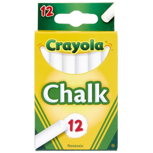 White Chalk Sticks, 12 Count | Bundle of 2 Boxes