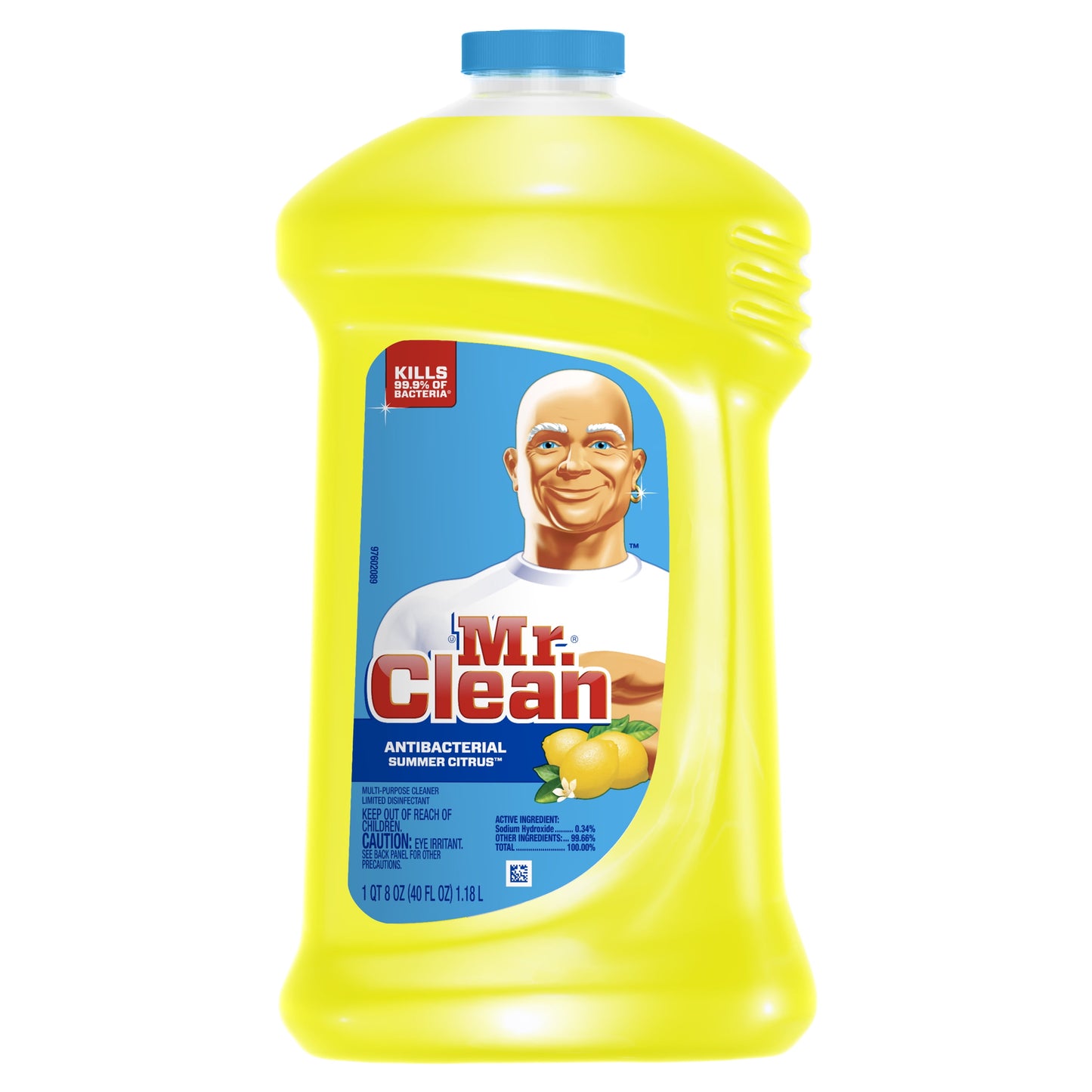 Mr. Clean Antibacterial Multi-Surface Cleaner, Summer Citrus, 40 fl oz