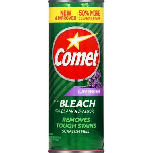 Comet Lavender Fresh Powder Cleanser with Bleach, 25 Oz.